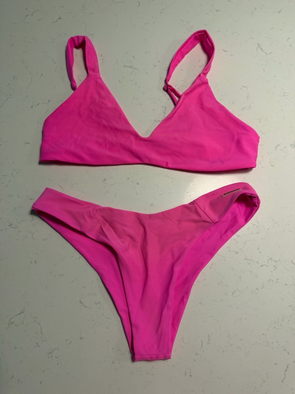 Blackbough Women's Hot Pink Bikini Set - Branded Swim Top & Bottom